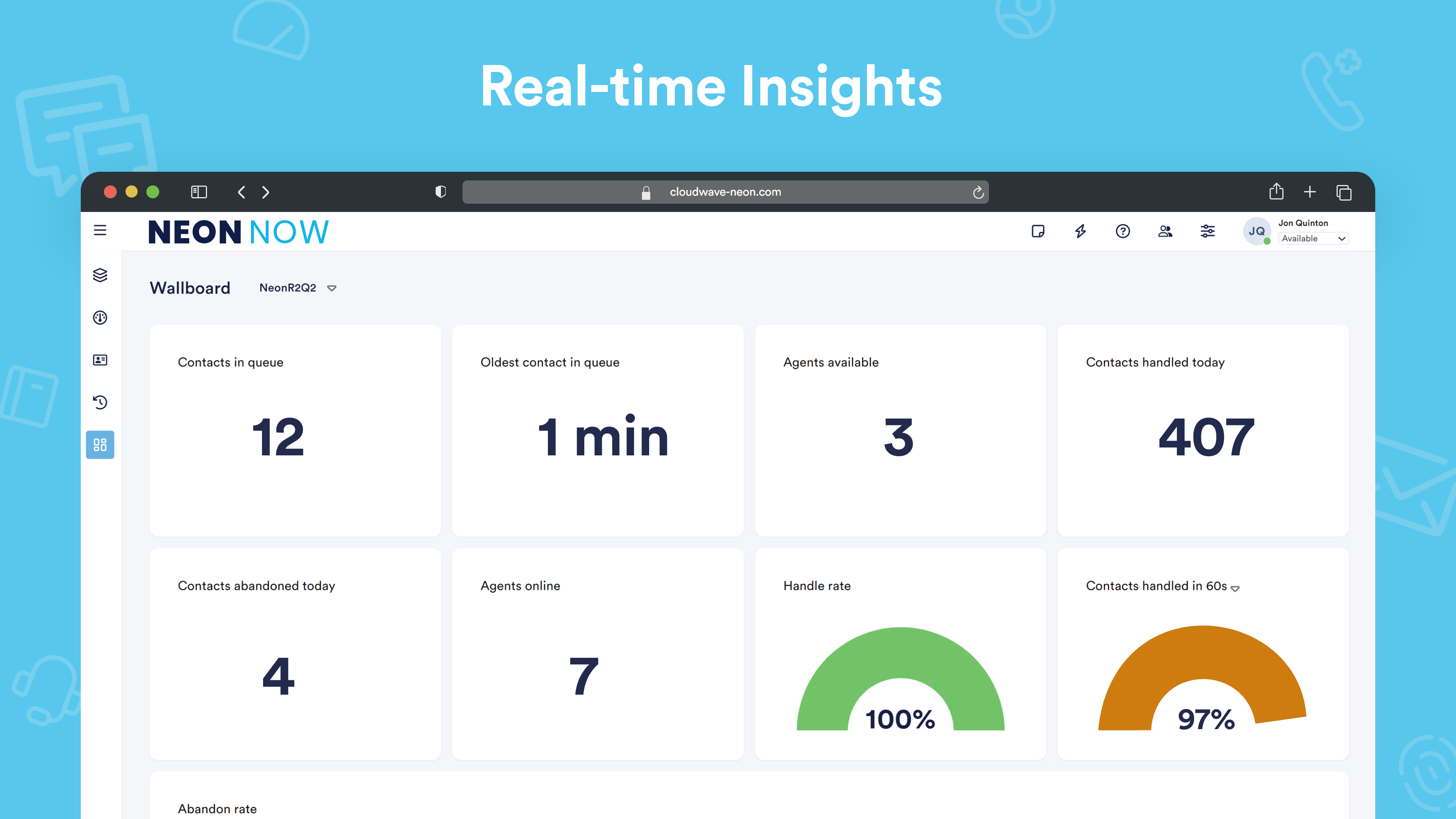 screenshot of NEONNOW