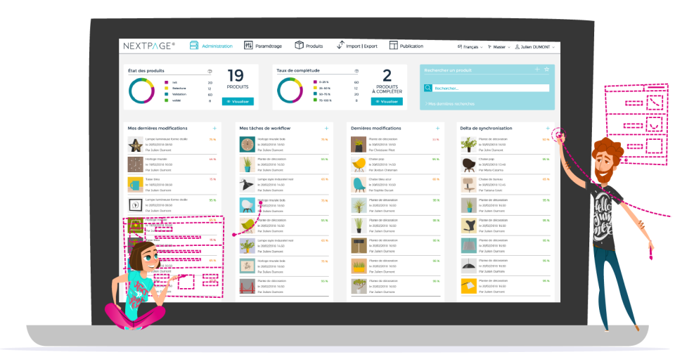 screenshot of NEXTPAGE