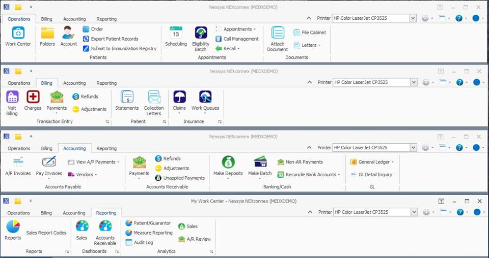 screenshot of NEXconnex