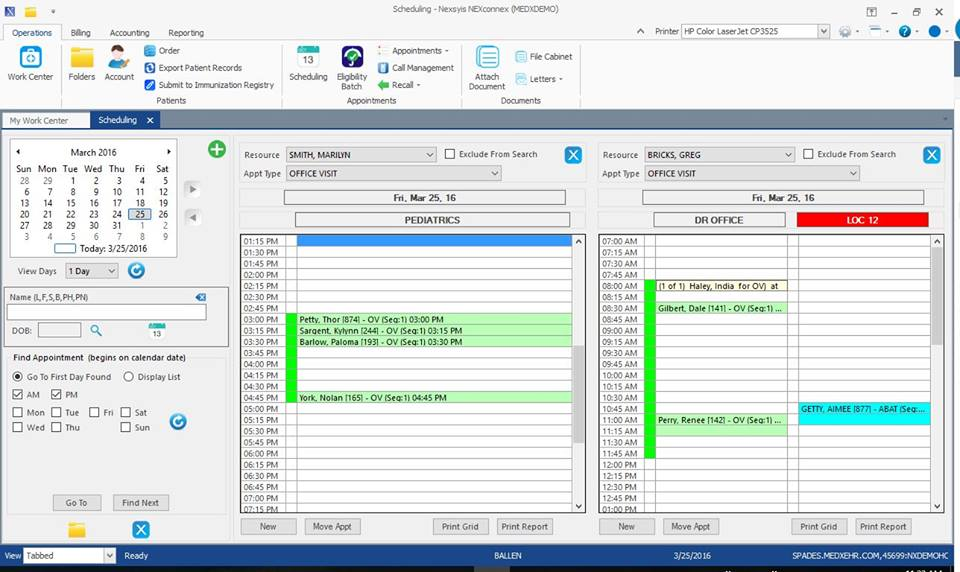 screenshot of NEXconnex