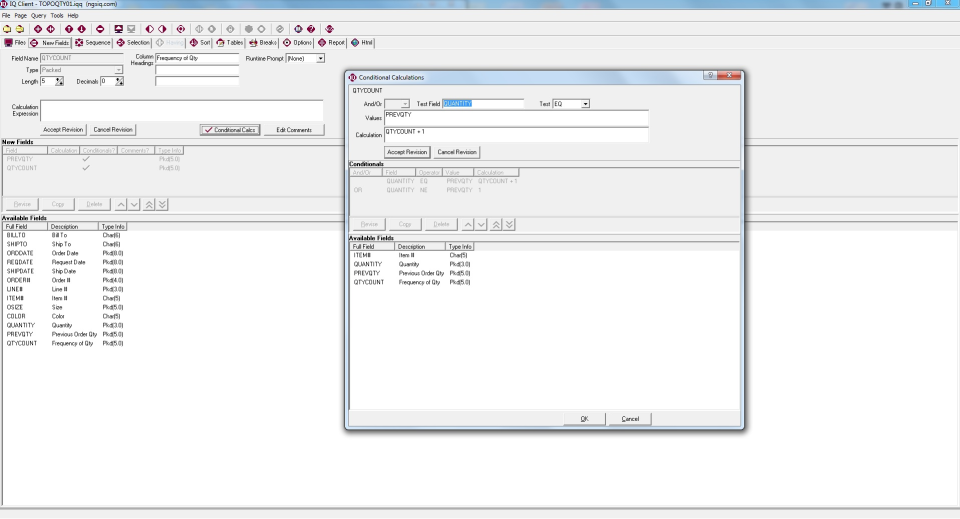 screenshot of NGS-IQ