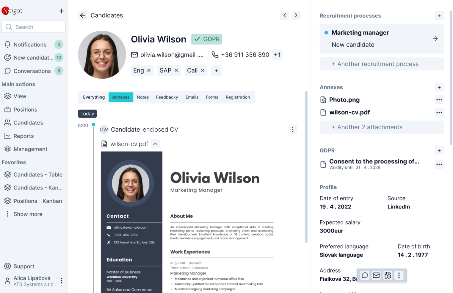 screenshot of Nalgoo