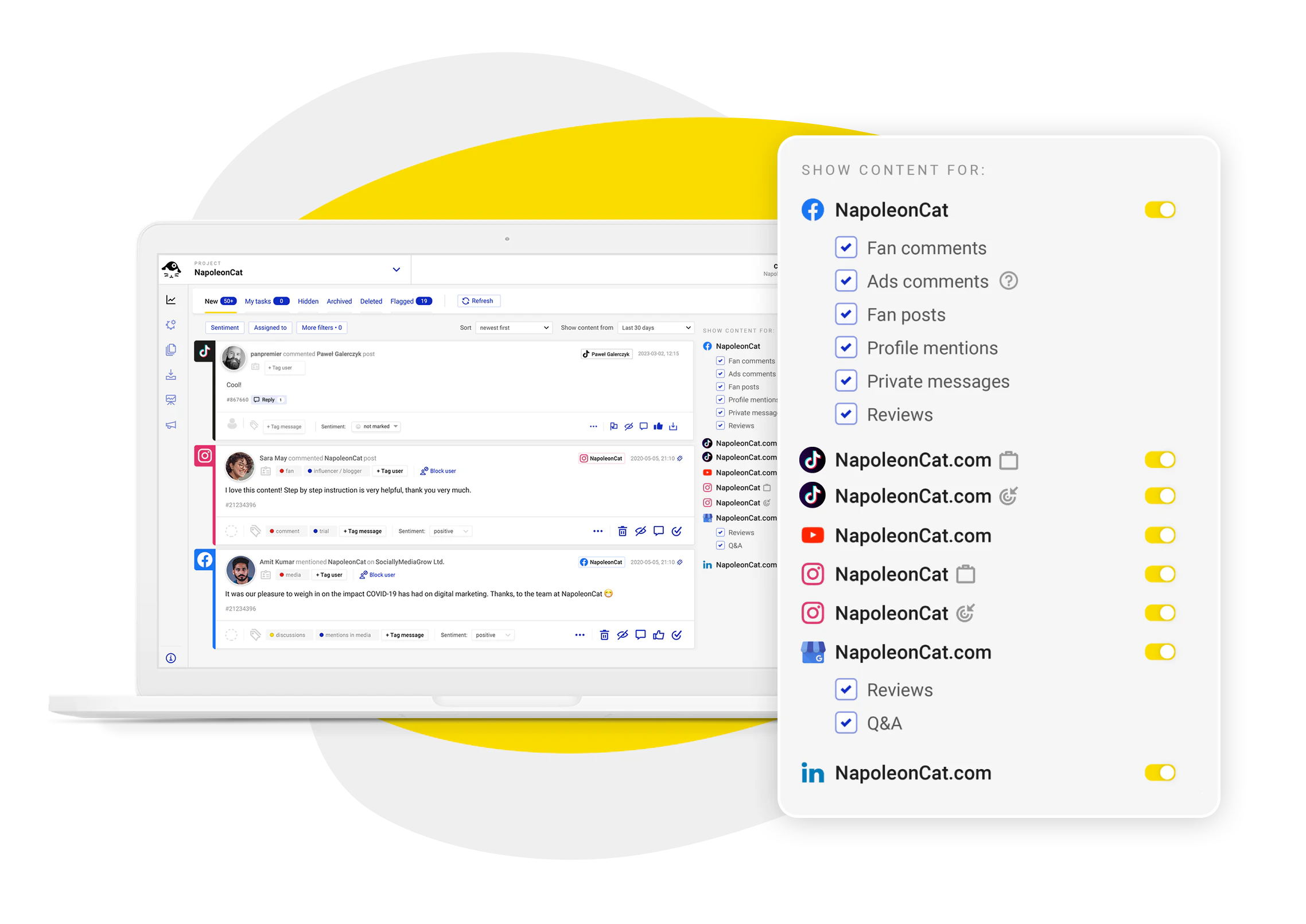 screenshot of NapoleonCat