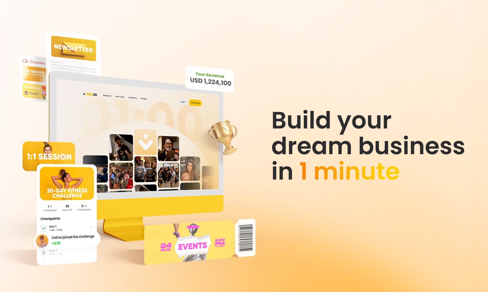 screenshot of Nas.io