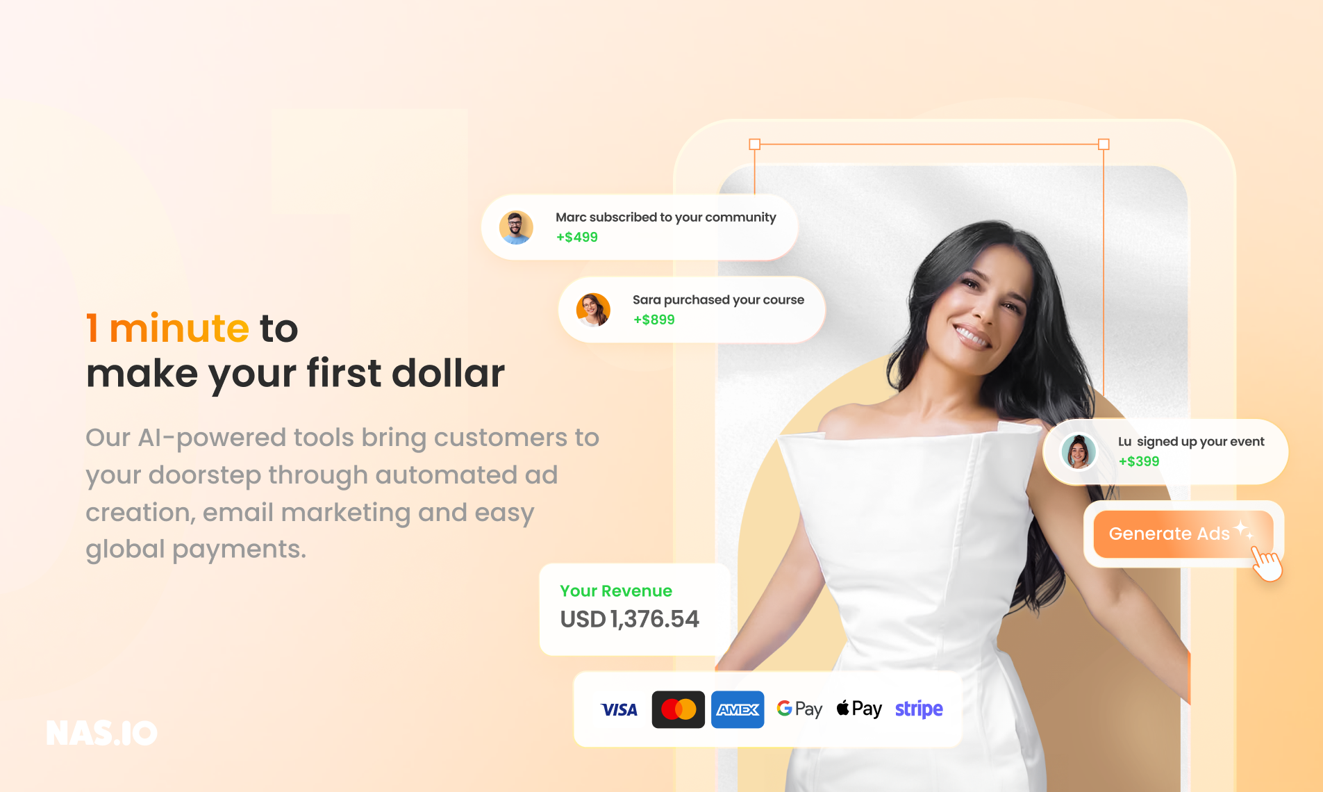 screenshot of Nas.io