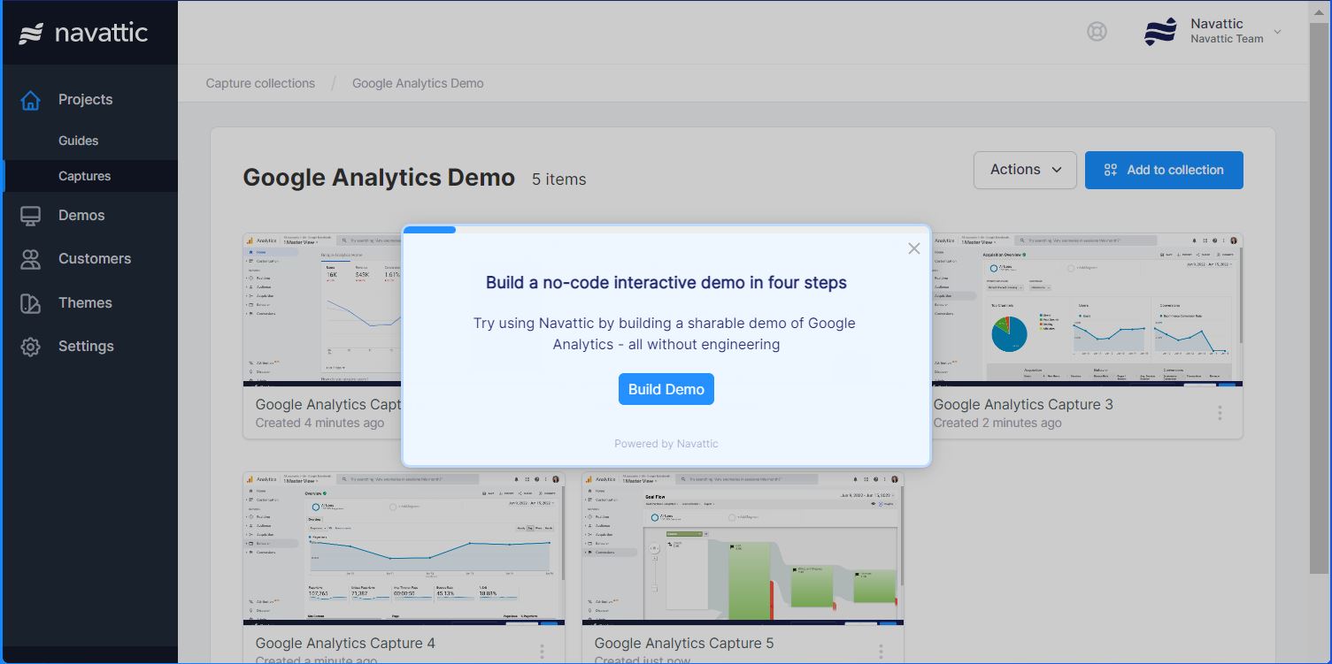 screenshot of Navattic
