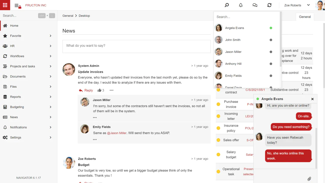 screenshot of Navigator
