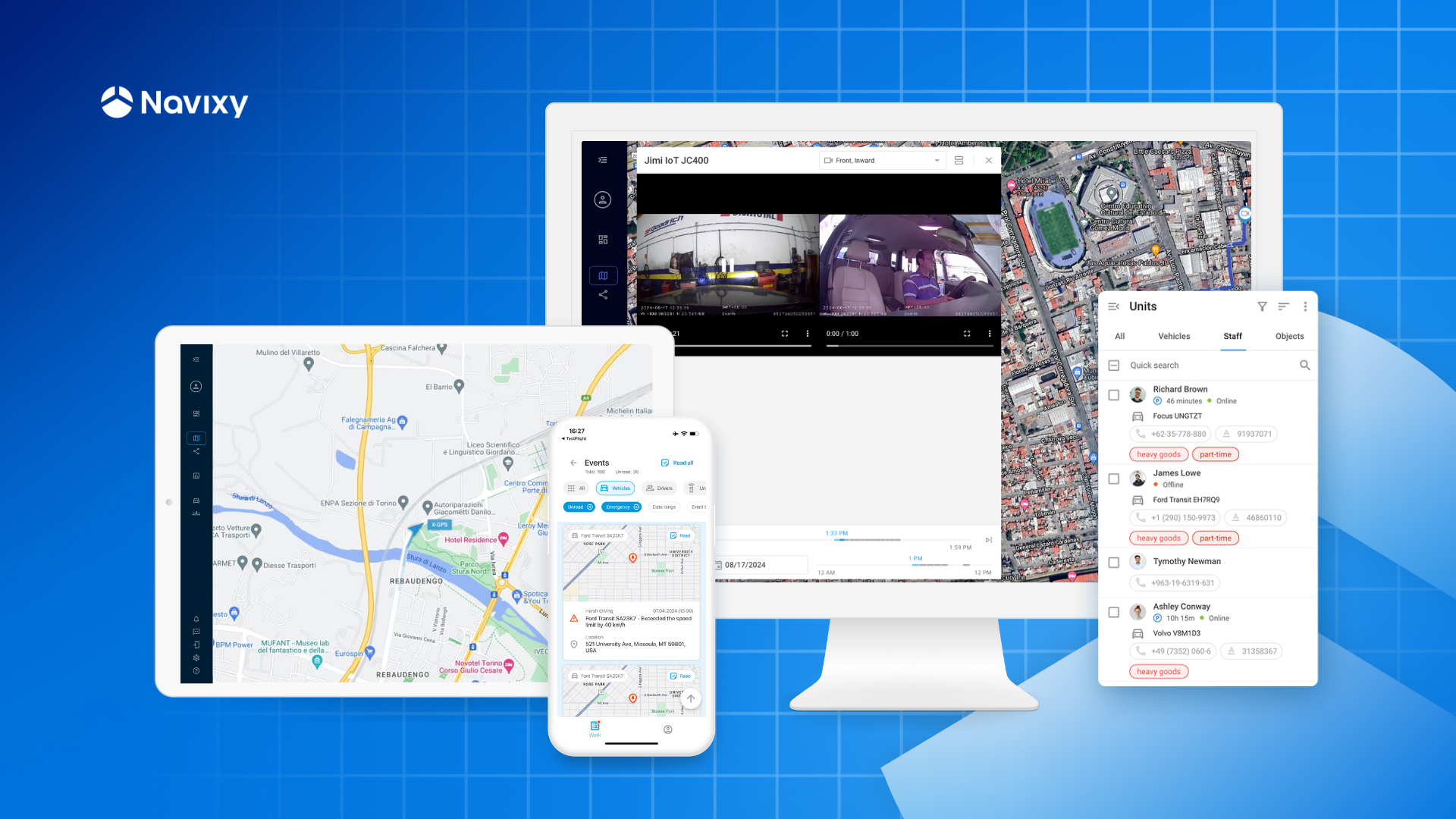 screenshot of Navixy