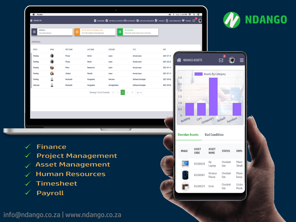 screenshot of Ndango