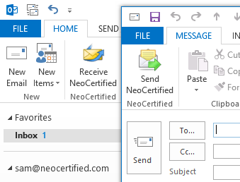 screenshot of NeoCertified