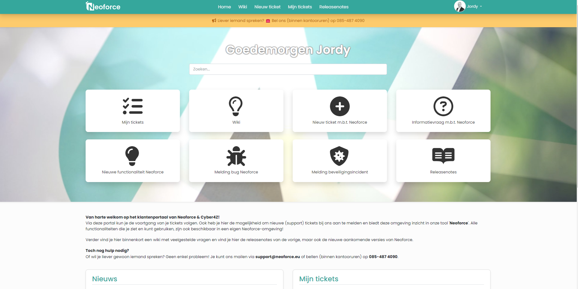 screenshot of Neoforce