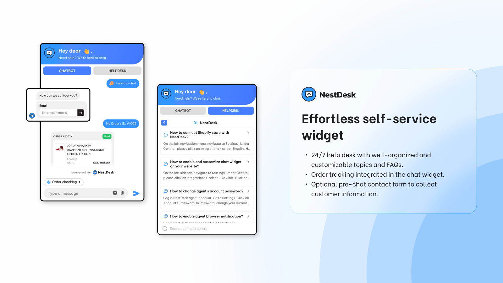 screenshot of NestDesk
