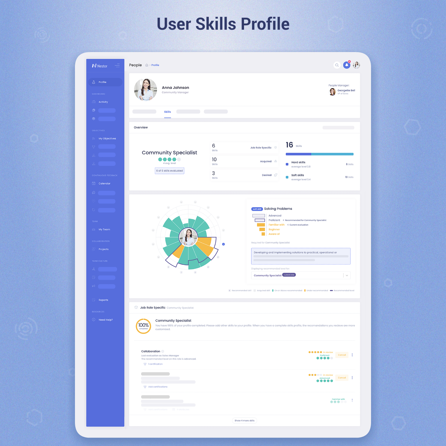 screenshot of Nestor