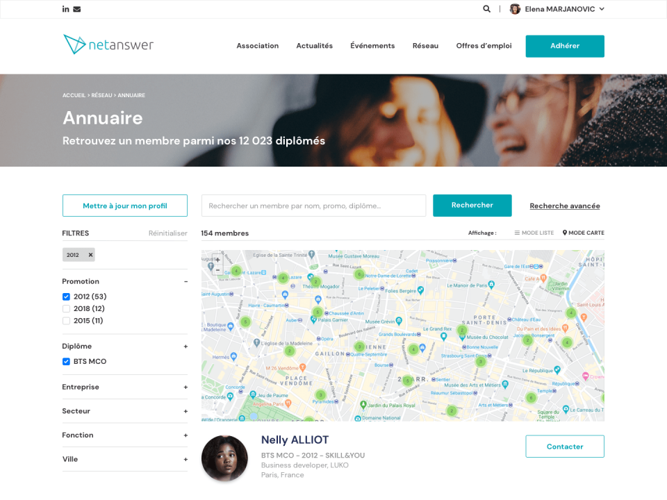 screenshot of NetAnswer