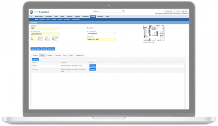 screenshot of NetFacilities