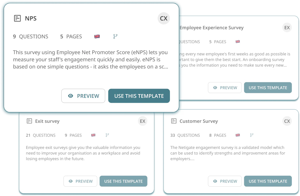 screenshot of Netigate