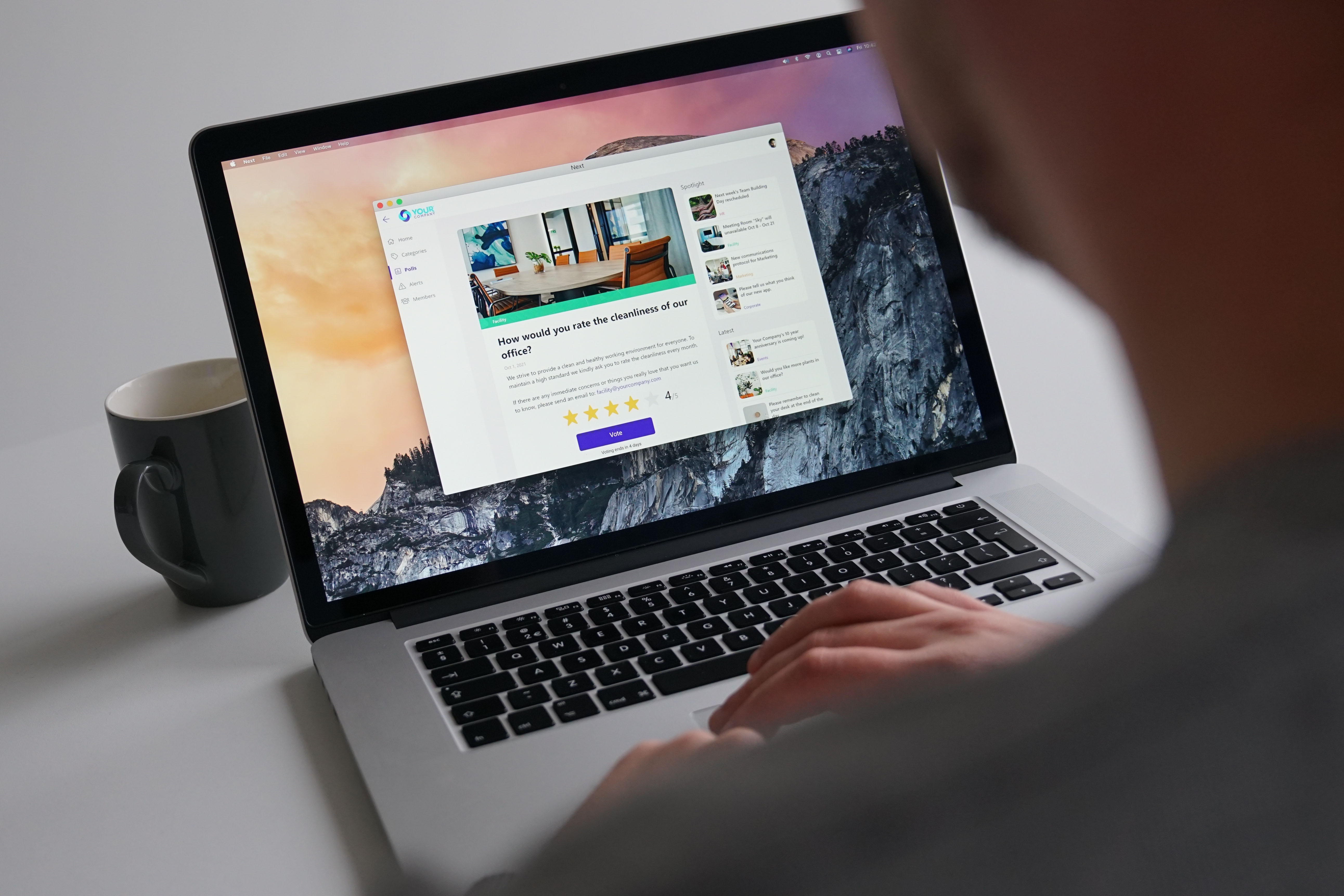 screenshot of Netpresenter