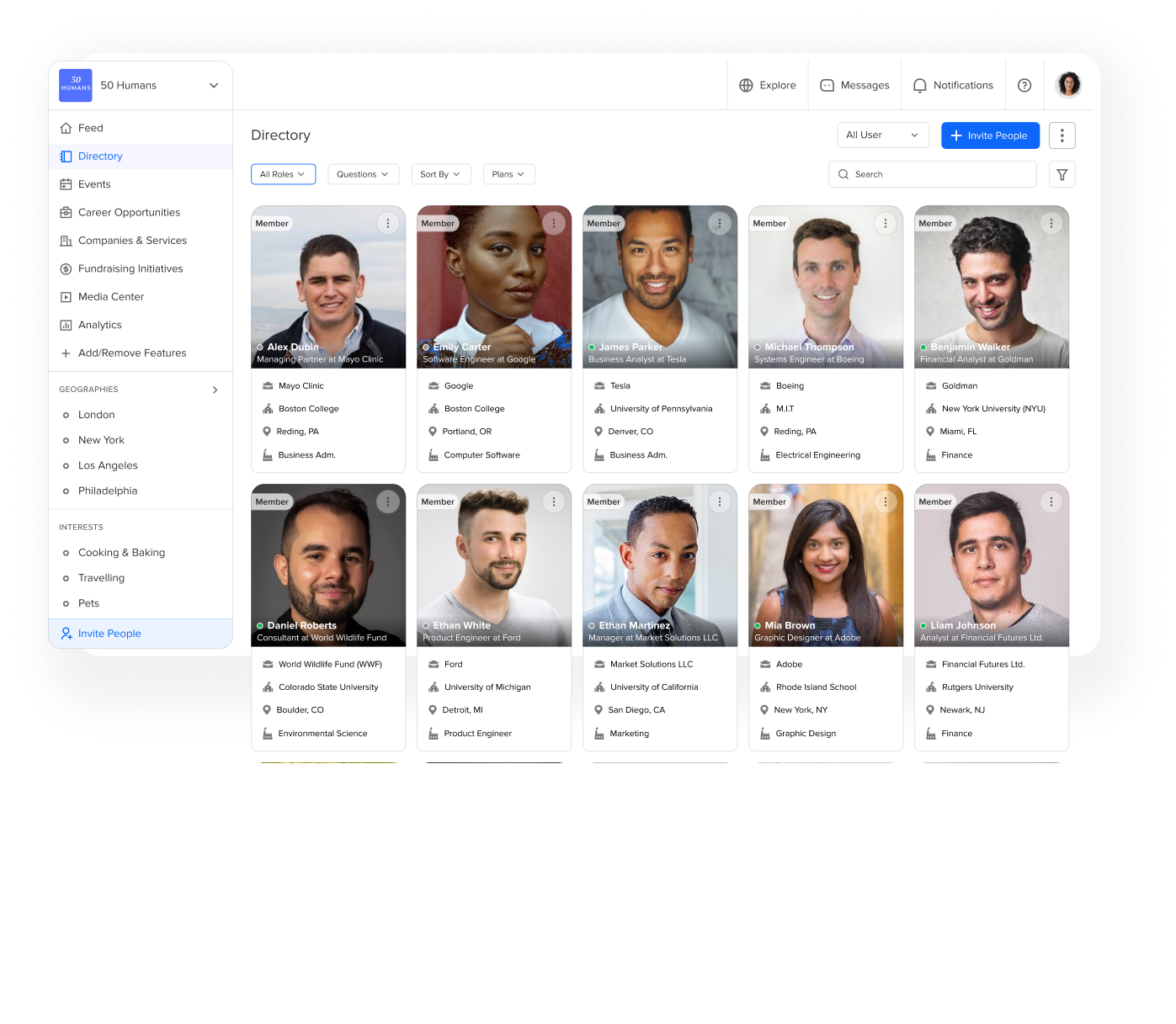 screenshot of Networked