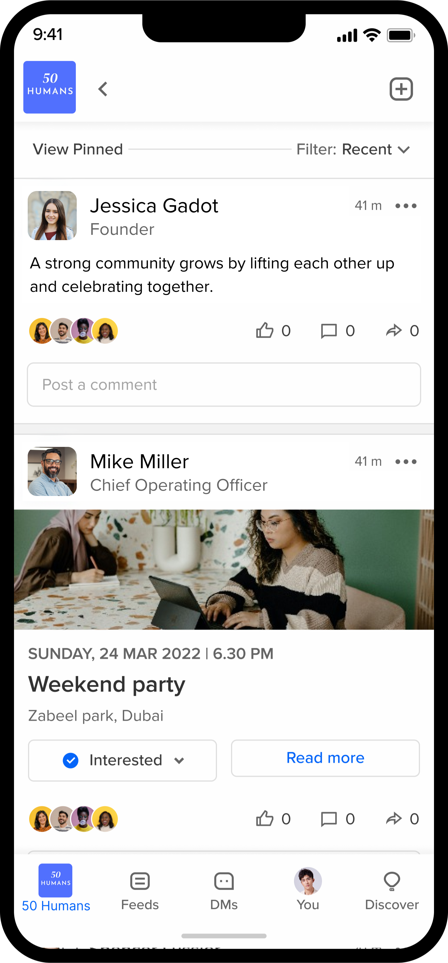 screenshot of Networked