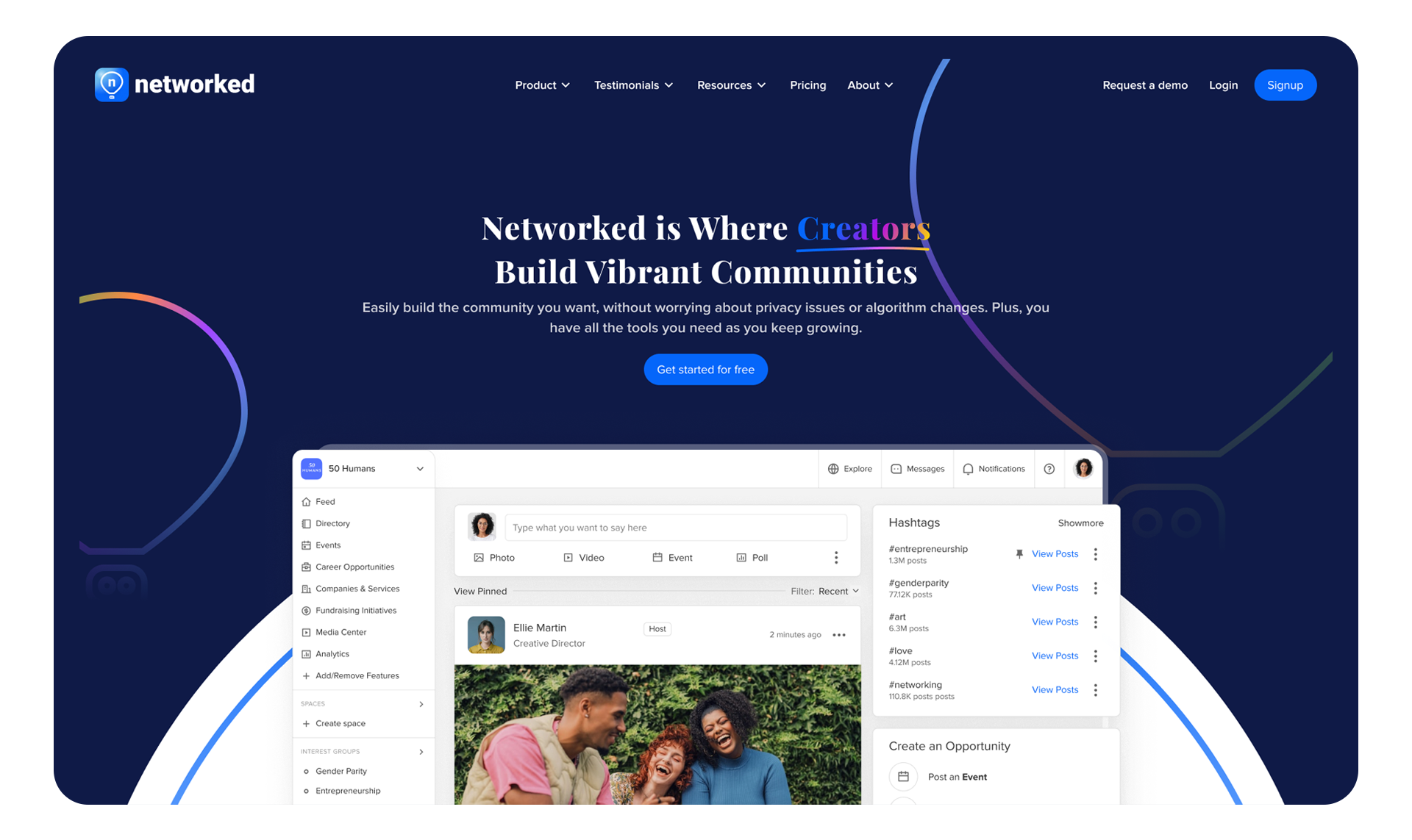 screenshot of Networked