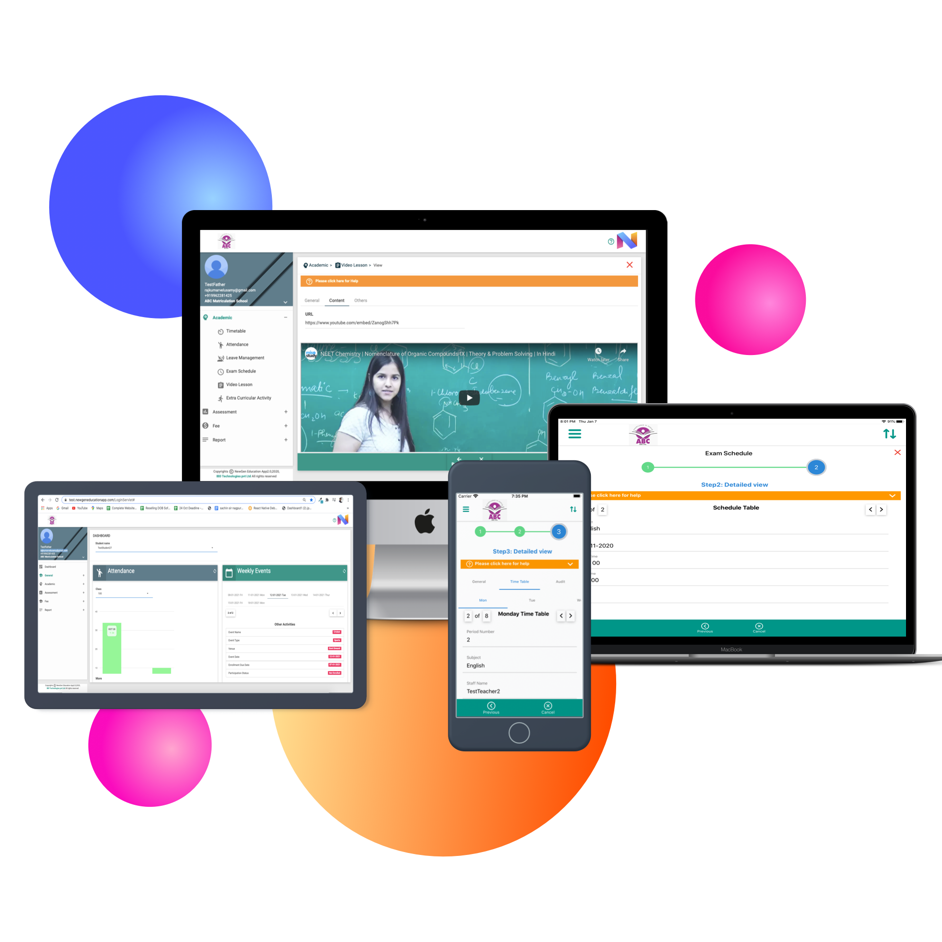 screenshot of NewGenEducationApp