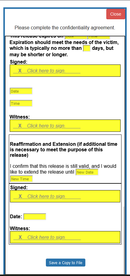 screenshot of NewOrg