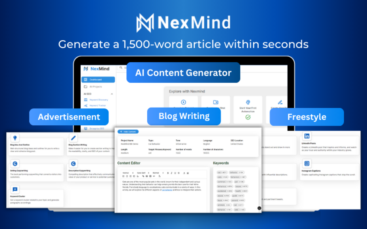 screenshot of NexMind