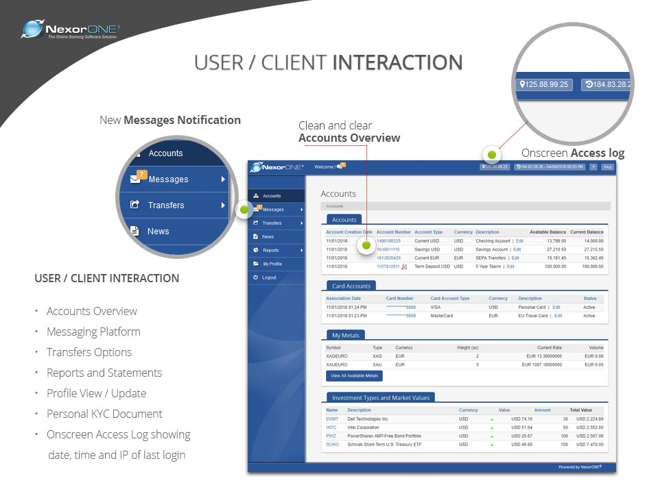 screenshot of NexorONE