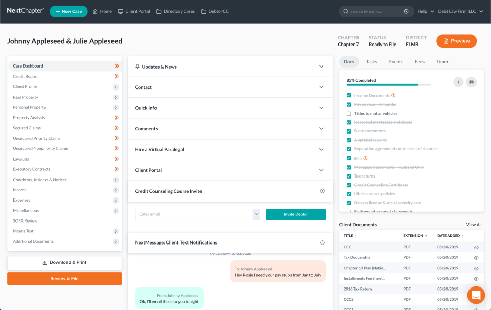 screenshot of NextChapter