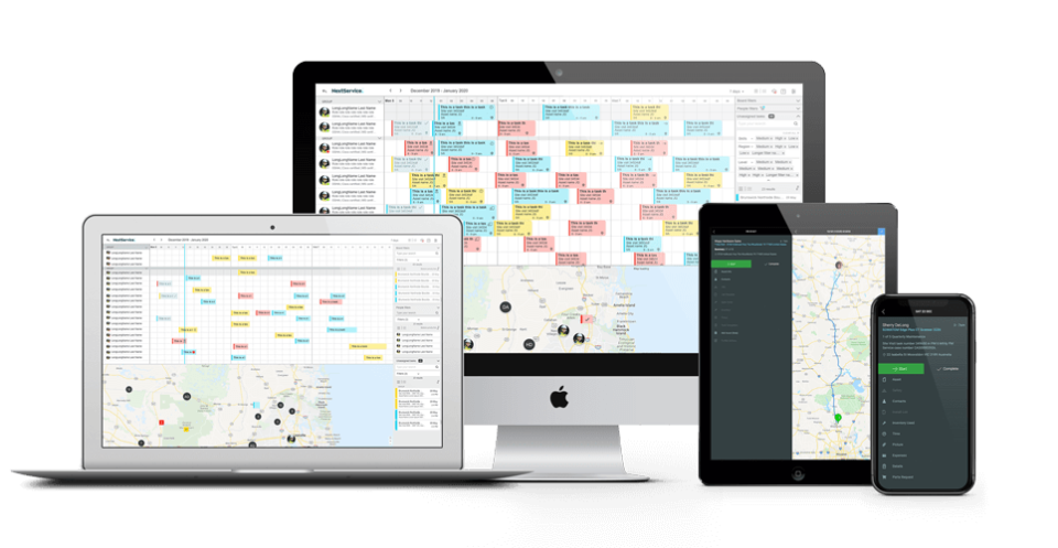 screenshot of NextService