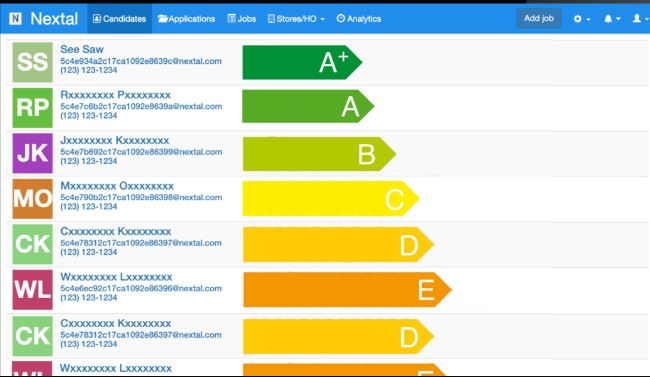 screenshot of Nextal