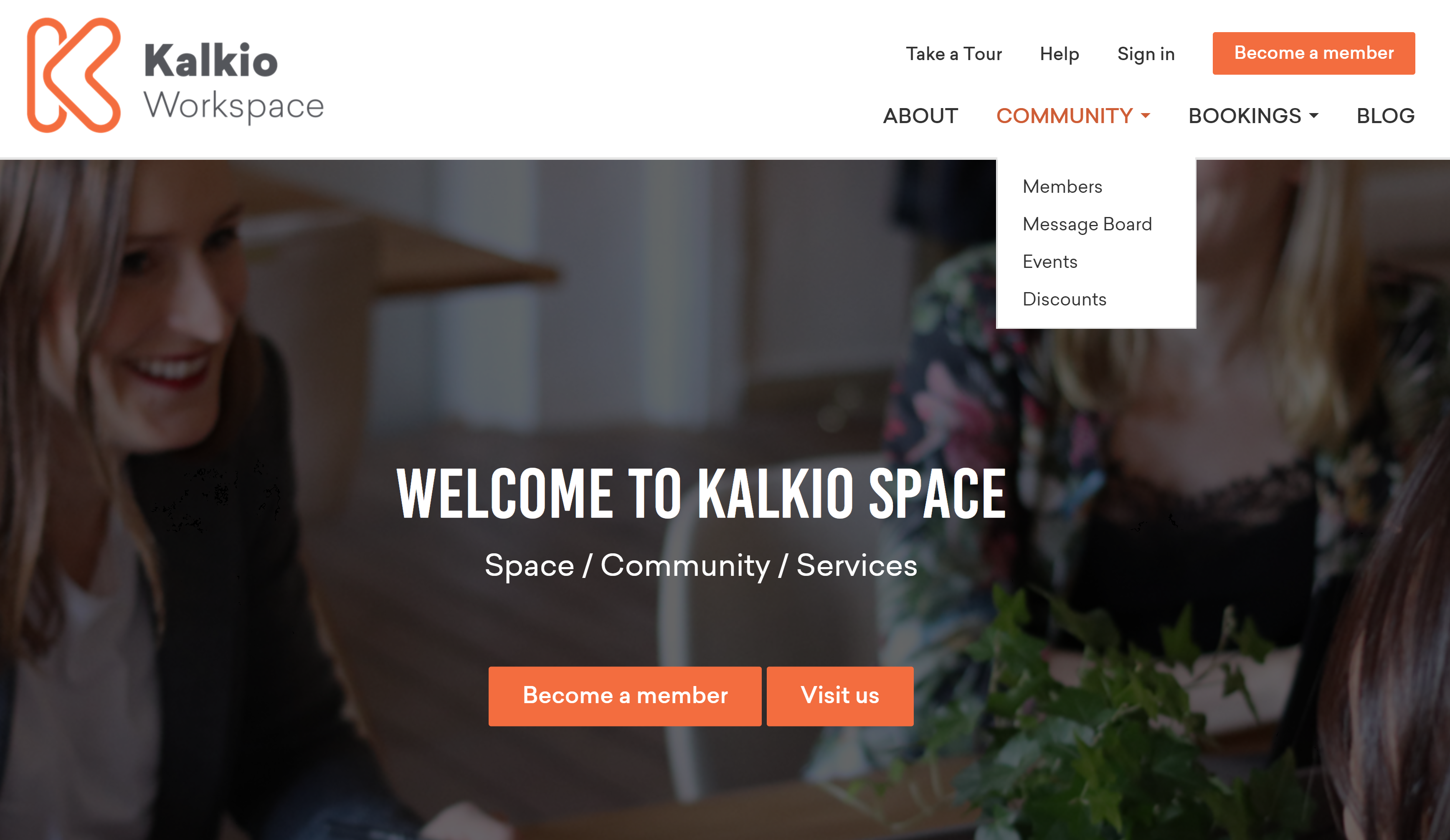 screenshot of Nexudus
