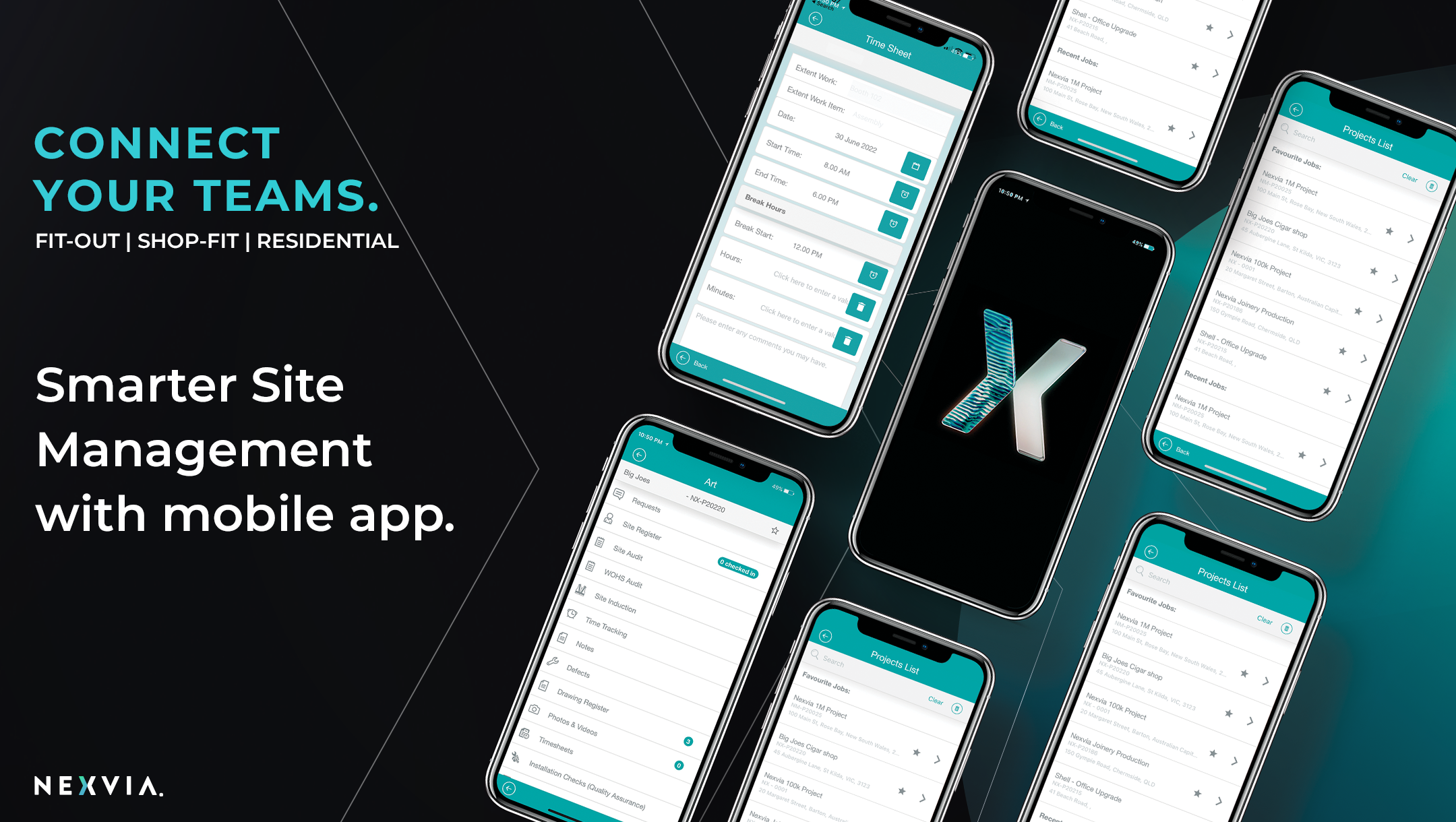 screenshot of Nexvia