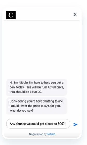 screenshot of Nibble