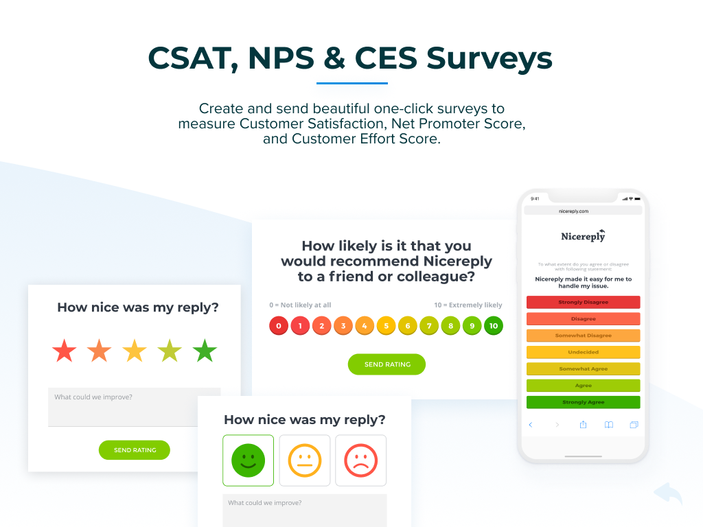 screenshot of Nicereply