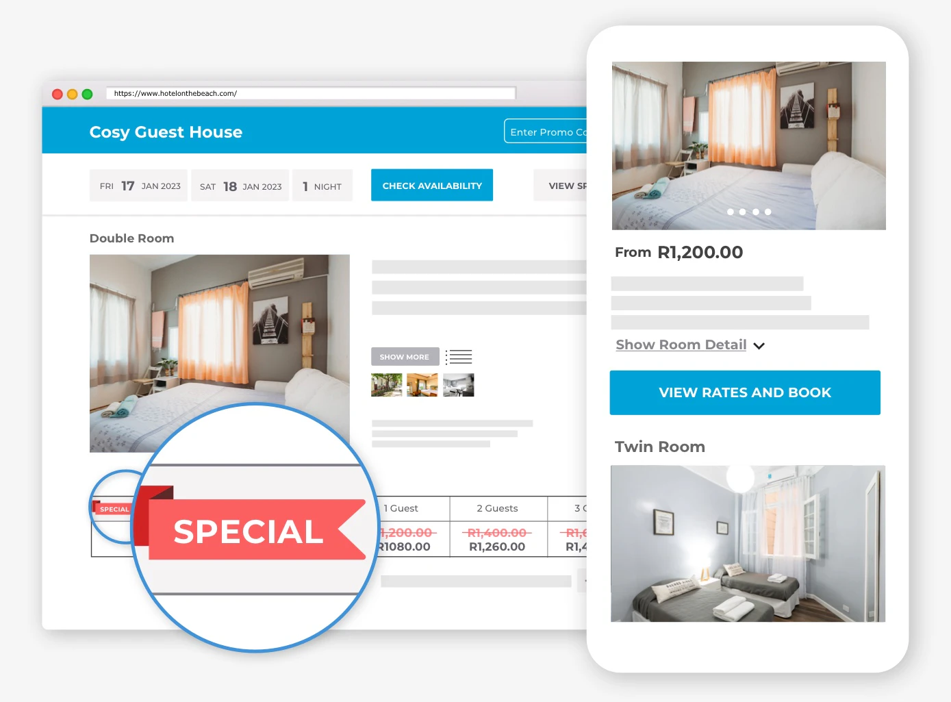 screenshot of NightsBridge