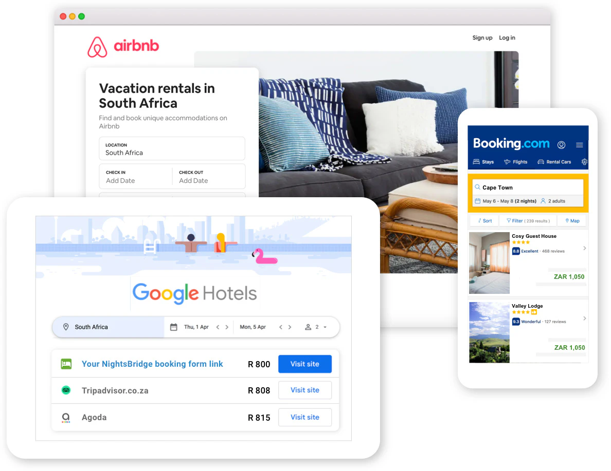 screenshot of NightsBridge