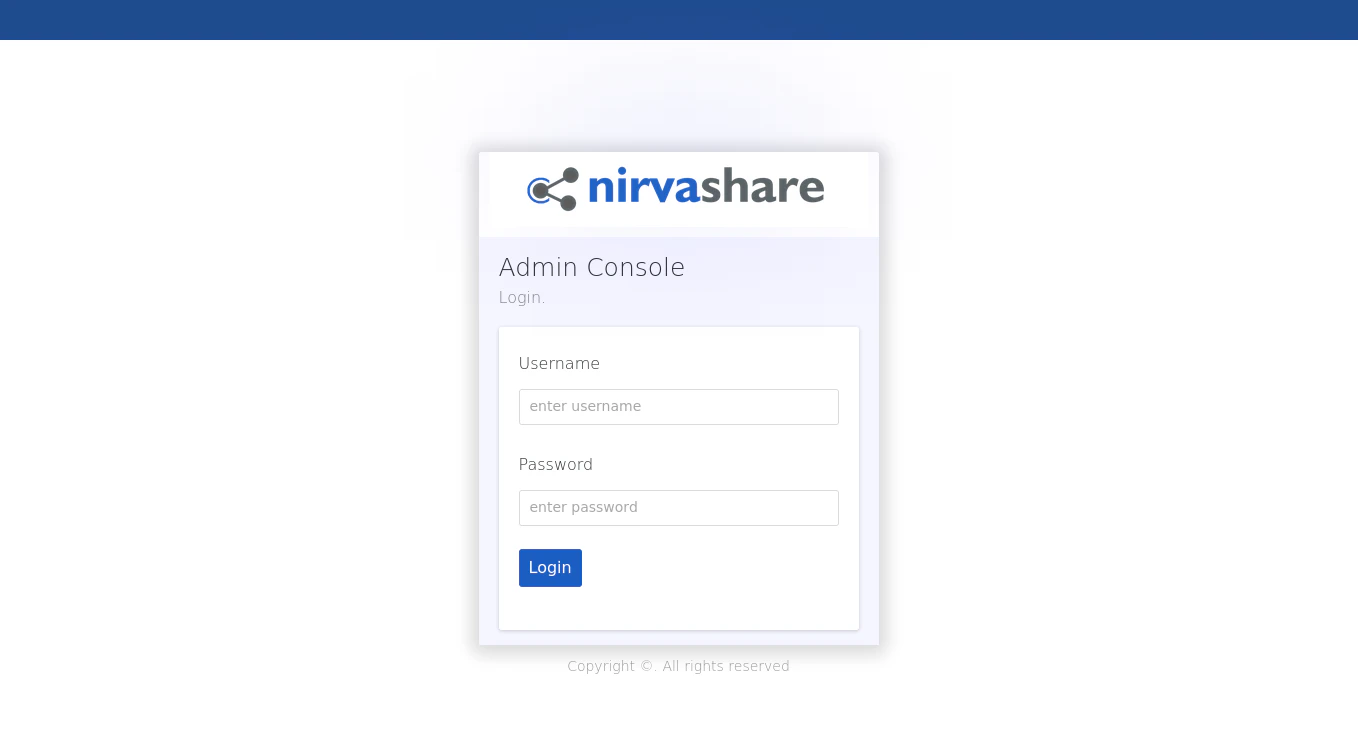 screenshot of NirvaShare