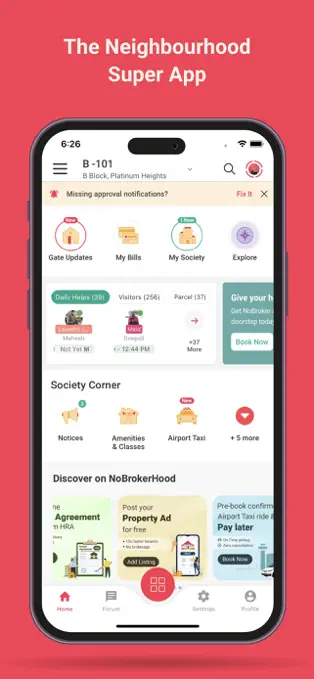 screenshot of NoBrokerHood