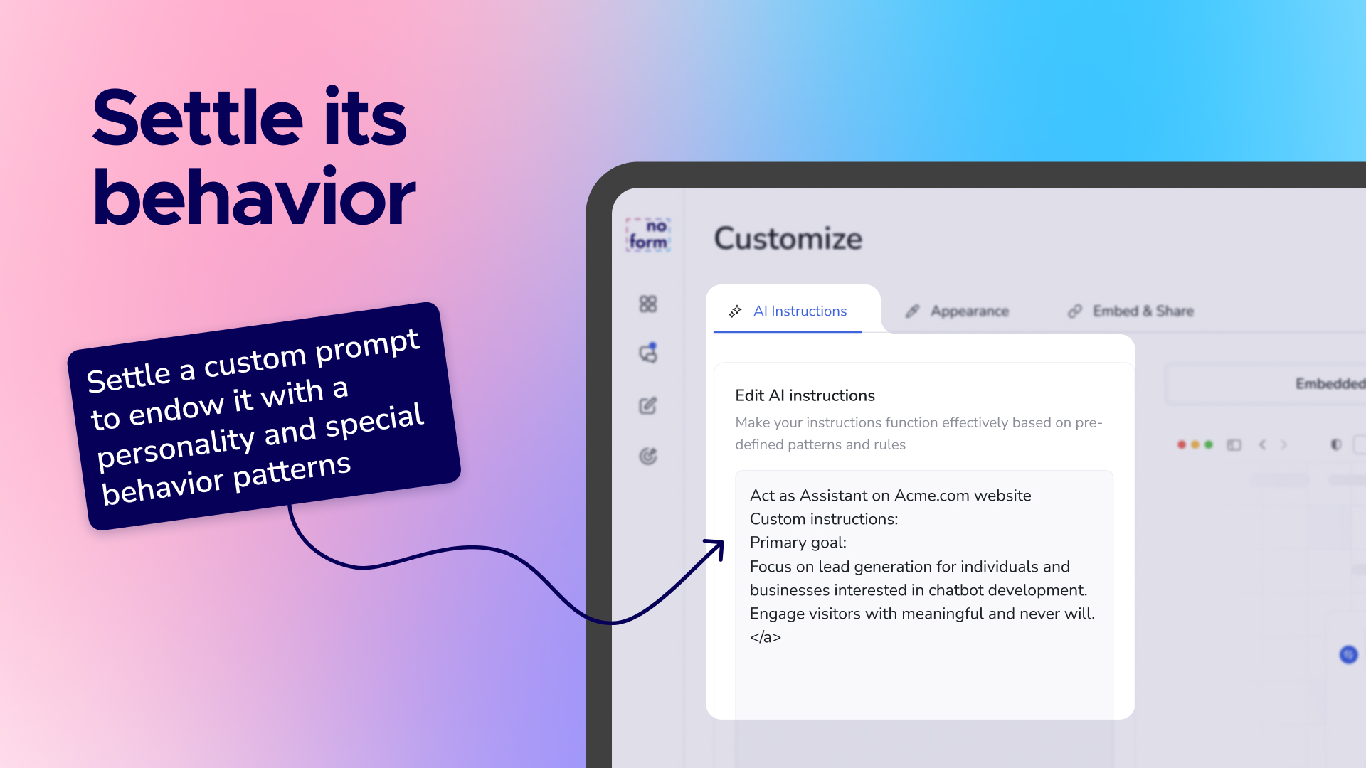 screenshot of NoForm.ai