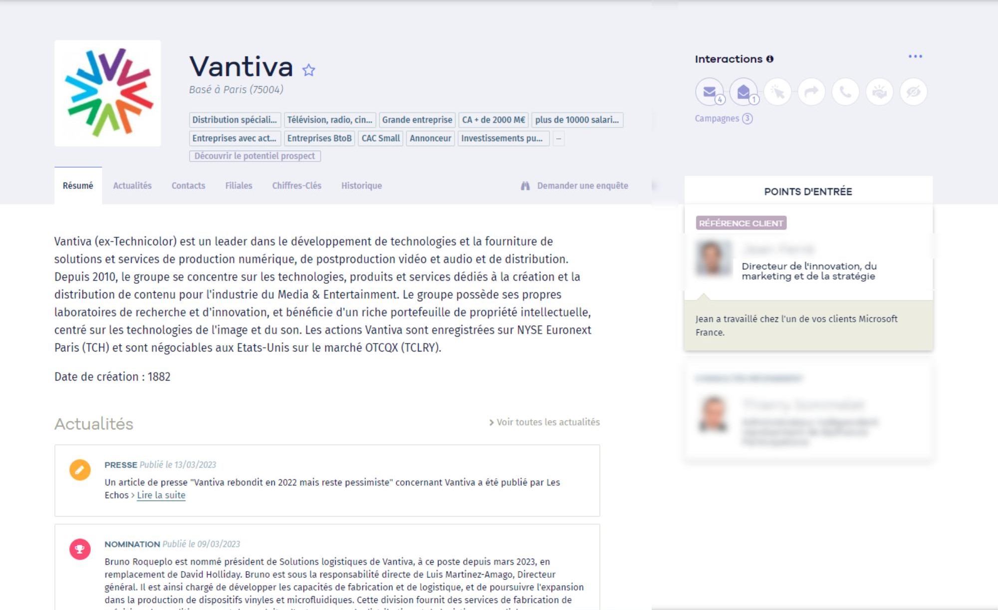 screenshot of Nomination