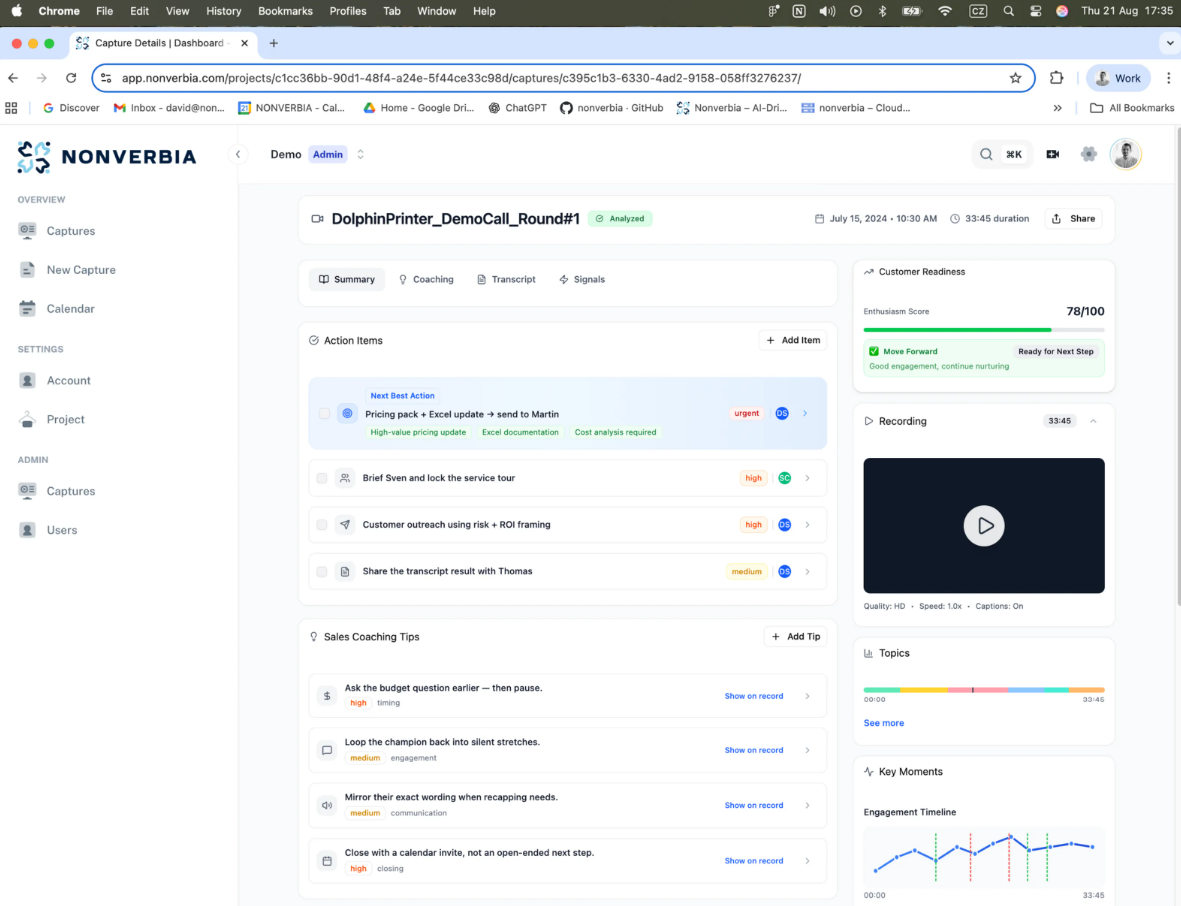 screenshot of Nonverbia