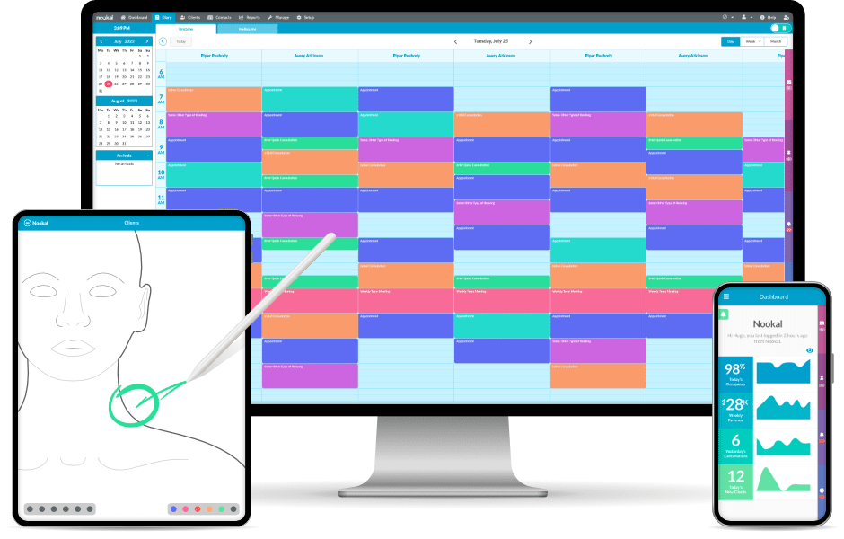 screenshot of Nookal