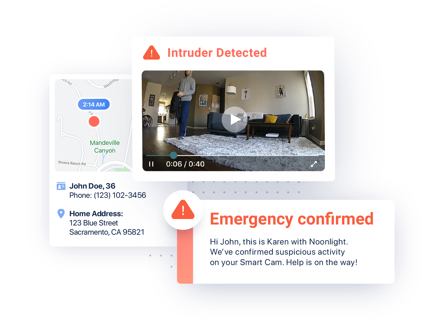 screenshot of Noonlight