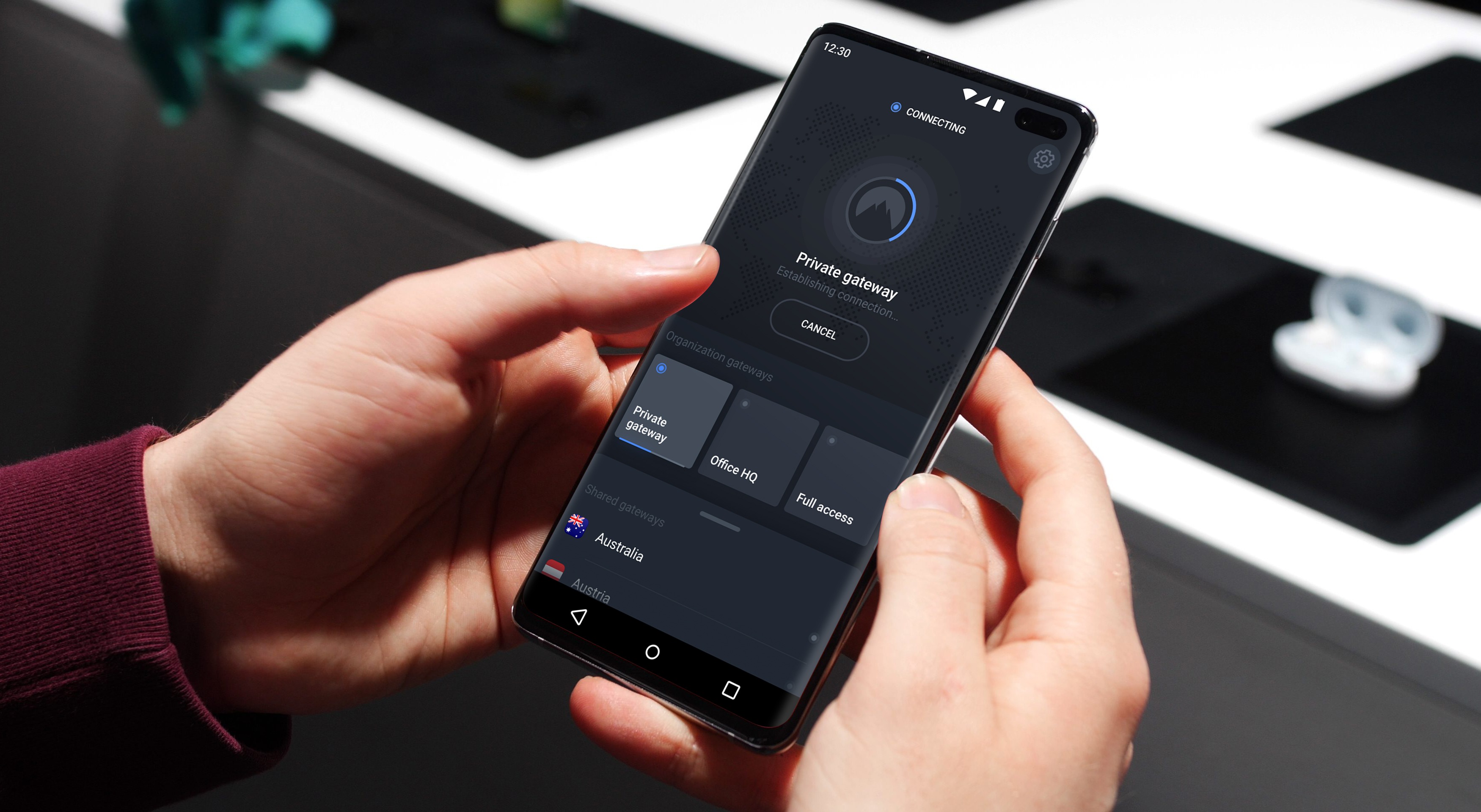 screenshot of NordLayer