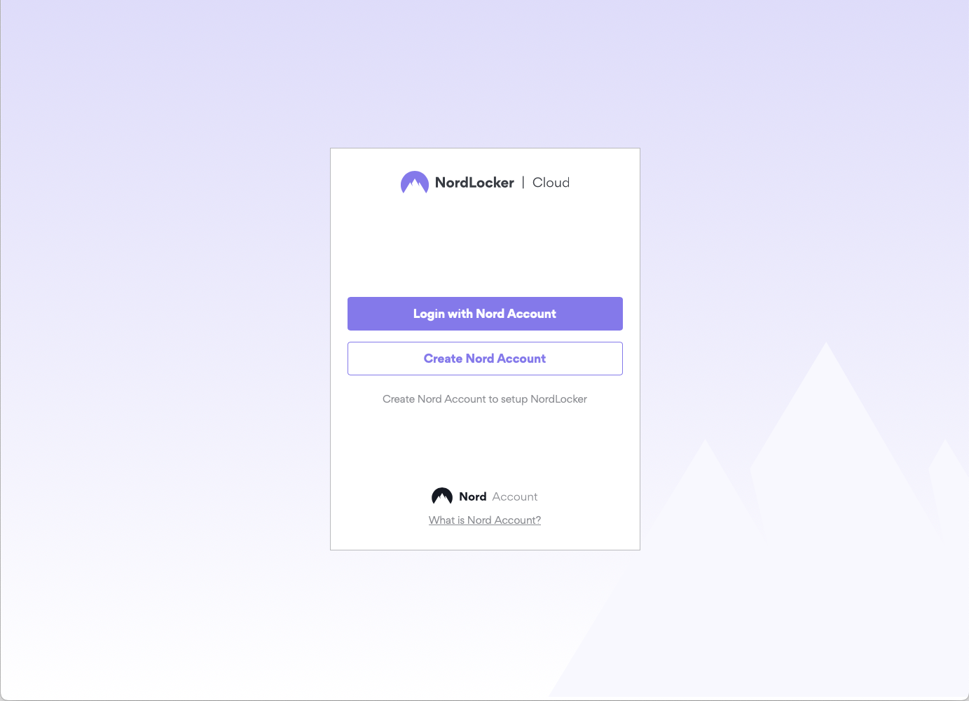 screenshot of NordLocker