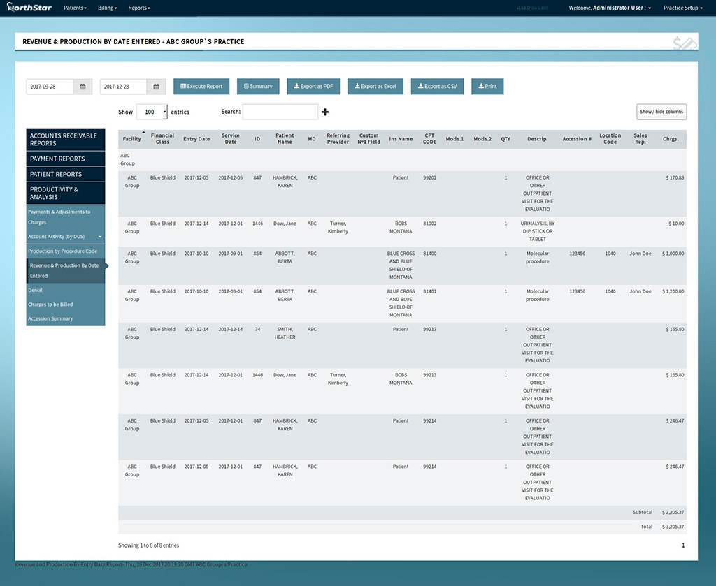 screenshot of NorthStar