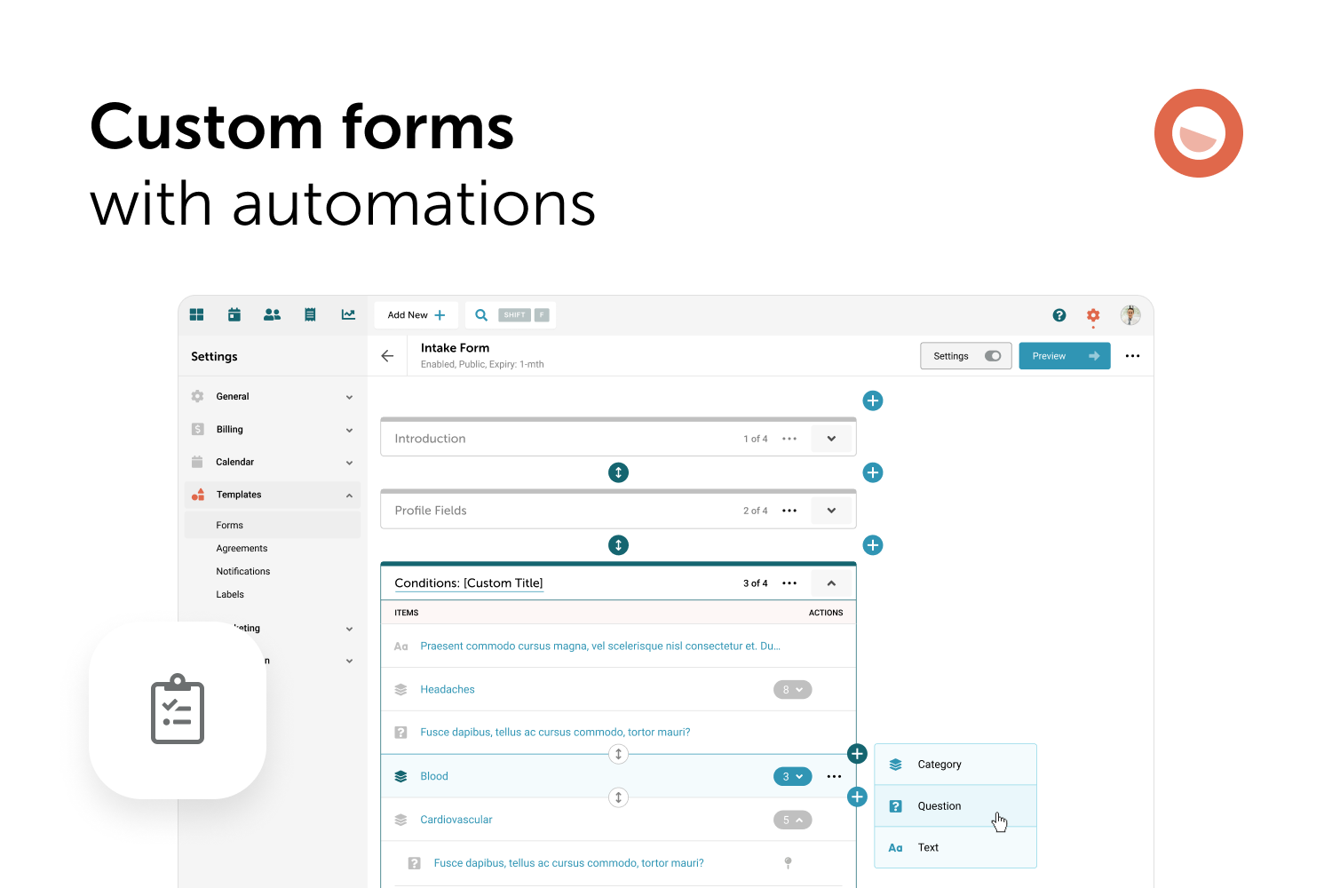 screenshot of Noterro