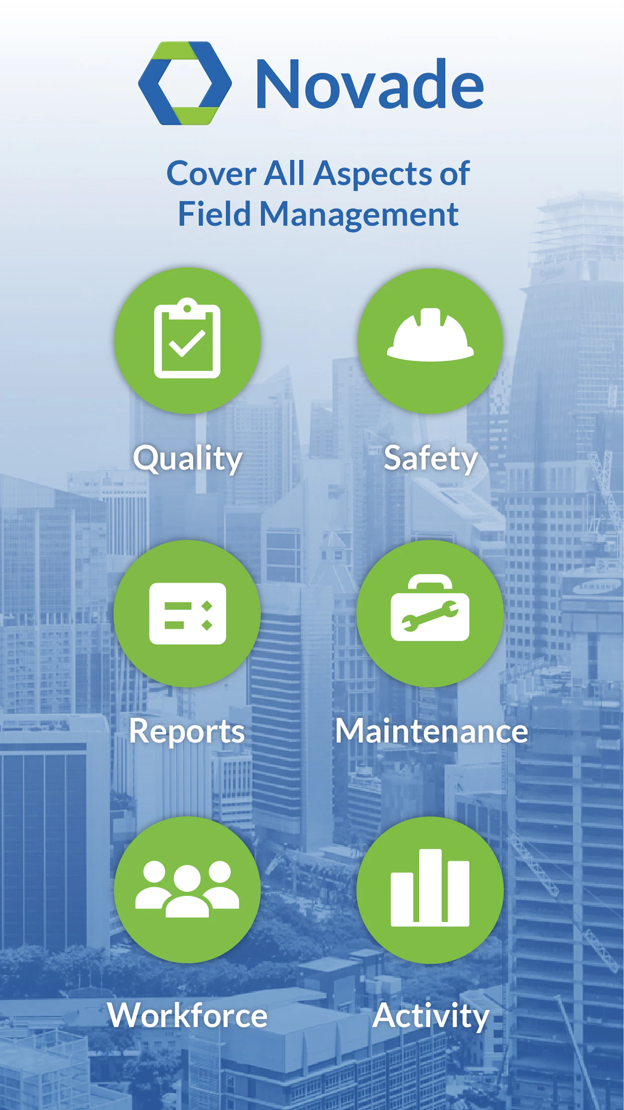 screenshot of Novade