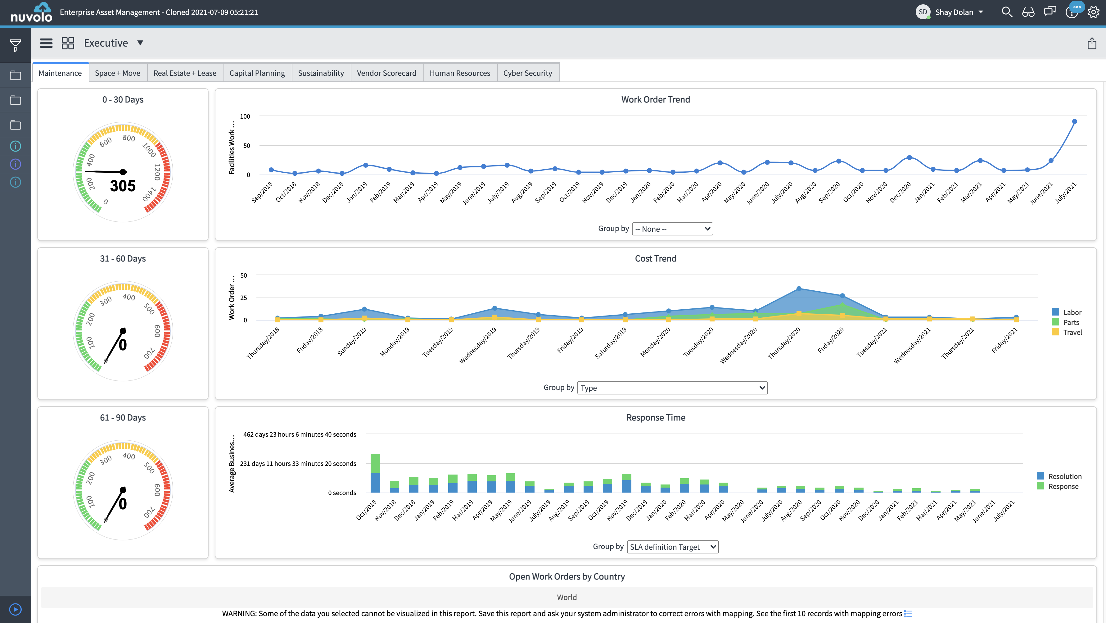 screenshot of Nuvolo